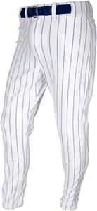 WHITE/NAVY PINSTRIPE