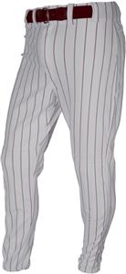 GREY/MAROON PINSTRIPE