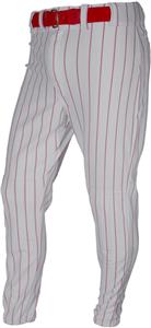 GREY/SCARLET PINSTRIPE