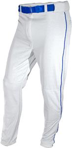 WHITE/ROYAL PIPING