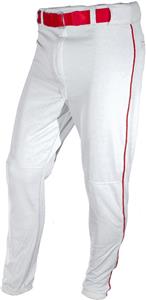 WHITE/SCARLET PIPING