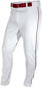 WHITE/MAROON PIPING