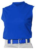 ALL-STAR Girl's Sleeveless V-Neck Softball Jerseys