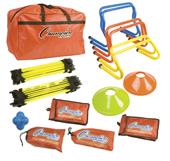 Champion Sports Speed Agility Kit With Carry Bag Champion Sports Speed Agility Kit With Carry Bag