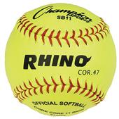 Champion Optic Yellow Syntex 11" Softballs (DOZEN) Champion Optic Yellow Syntex 11" Softballs (DOZEN)