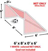 Epic Portable Soccer Goal Nets 6x8x0x6 -EACH Epic Portable Soccer Goal Nets 6x8x0x6 -EACH
