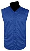 Husky Button Mesh Sleeveless Baseball Jerseys