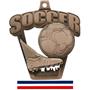 Hasty Awards 2.5" ProSport Soccer Medal M-712S