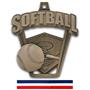 Hasty Awards 2.5" ProSport Softball Medals