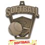 Hasty Awards 2.5" ProSport Softball Medals