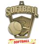 Hasty Awards 2.5" ProSport Softball Medals