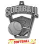 Hasty Awards 2.5" ProSport Softball Medals