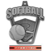 Hasty Awards 2.5" ProSport Softball Medals