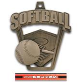 Hasty Awards 2.5" ProSport Softball Medals Hasty Awards 2.5" ProSport Softball Medals