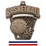Hasty Awards 2.5" ProSport Basketball Medals