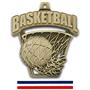 Hasty Awards 2.5" ProSport Basketball Medals