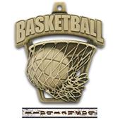 Hasty Awards 2.5" ProSport Basketball Medals