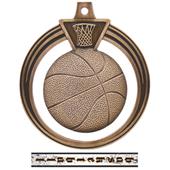 Hasty Awards 2.5" Eclipse Basketball Medals Hasty Awards 2.5" Eclipse Basketball Medals