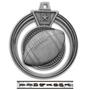 Hasty Awards 2.5" Eclipse Football Medals