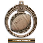 Hasty Awards 2.5" Eclipse Football Medals