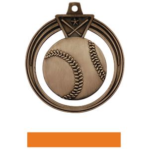 BRONZE MEDAL/ORANGE RIBBON