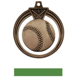 BRONZE MEDAL/GREEN RIBBON