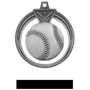 SILVER MEDAL/BLACK RIBBON