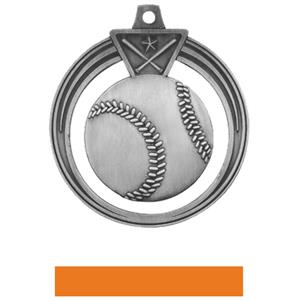 SILVER MEDAL/ORANGE RIBBON