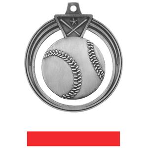 SILVER MEDAL/RED RIBBON