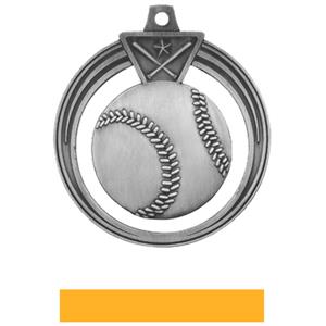 SILVER MEDAL/YELLOW RIBBON