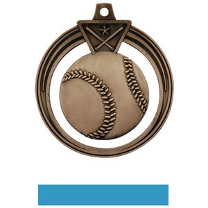BRONZE MEDAL/LT. BLUE RIBBON