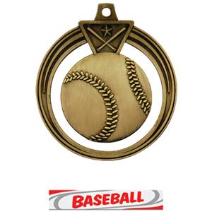 GOLD MEDAL/DELUXE BASEBALL RIBBON