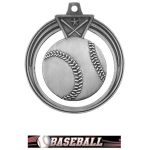 SILVER MEDAL/ULTIMATE BASEBALL RIBBON
