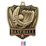 Hasty Awards 2.5" Shield Baseball Medals