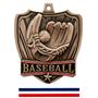 Hasty Awards 2.5" Shield Baseball Medals
