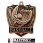 Hasty Awards 2.5" Shield Baseball Medals
