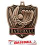 Hasty Awards 2.5" Shield Baseball Medals
