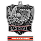 Hasty Awards 2.5" Shield Baseball Medals