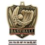 Hasty Awards 2.5" Shield Baseball Medals