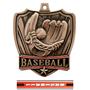 Hasty Awards 2.5" Shield Baseball Medals