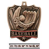 Hasty Awards 2.5" Shield Baseball Medals Hasty Awards 2.5" Shield Baseball Medals