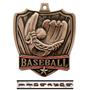 Hasty Awards 2.5" Shield Baseball Medals