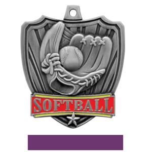SILVER MEDAL / PURPLE RIBBON