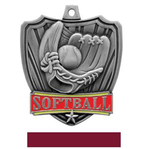 SILVER MEDAL / MAROON RIBBON