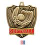 Hasty Awards 2.5" Shield Softball Medals