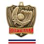 Hasty Awards 2.5" Shield Softball Medals