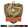 Hasty Awards 2.5" Shield Softball Medals