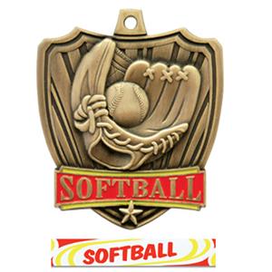 GOLD MEDAL / DELUXE SOFTBALL RIBBON