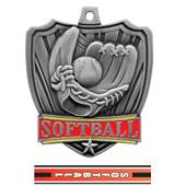 Hasty Awards 2.5" Shield Softball Medals