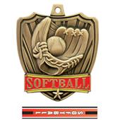 Hasty Awards 2.5" Shield Softball Medals